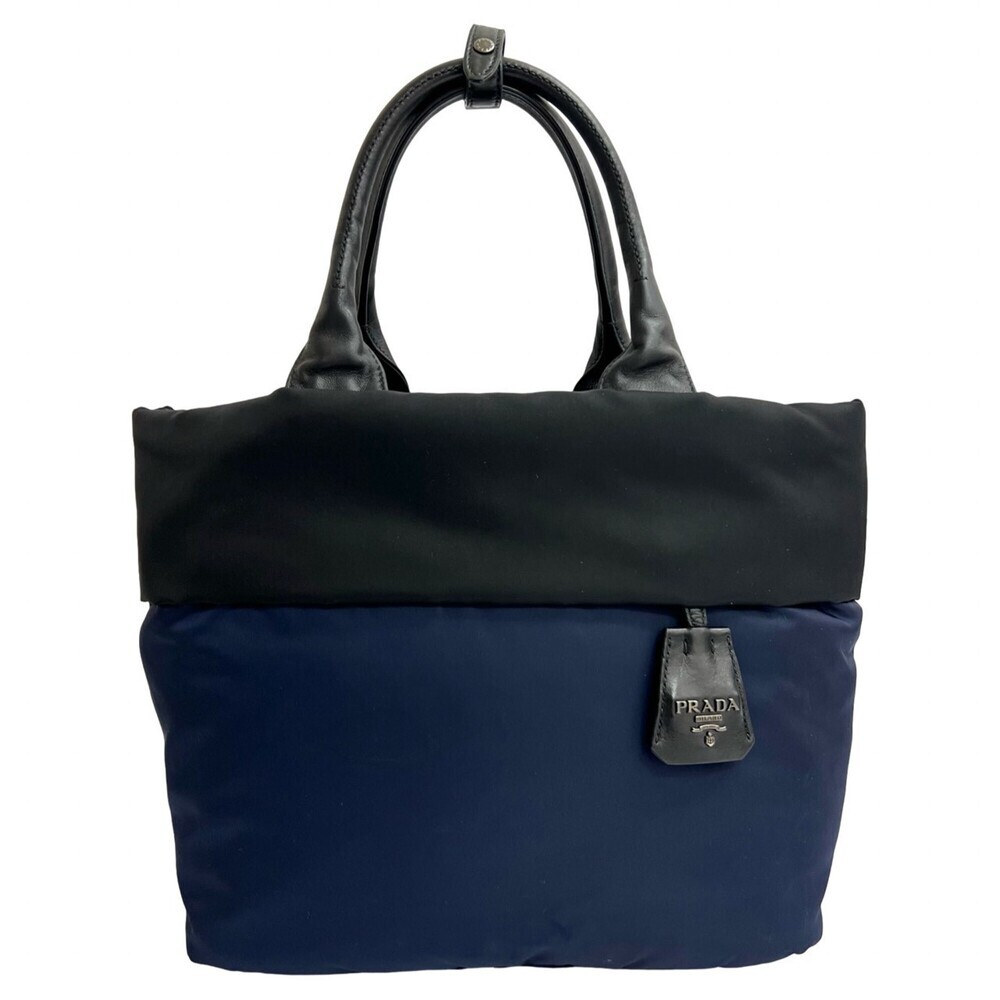 PRADA Black Leather Shoulder Bag
